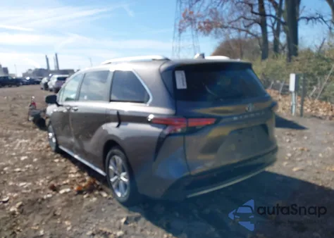 2023 Toyota Sienna Platinum from USA, damaged, VIN 5TDESKFC5PS104004